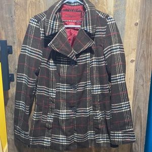 Junior’s Fall Plaid Casual/Dress Jacket